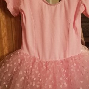 Girls ballet leo w/attached tutu
